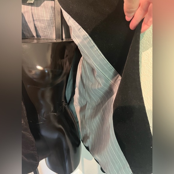 Old Navy black corduroy sports coat jacket blazer size Large - Picture 6 of 15